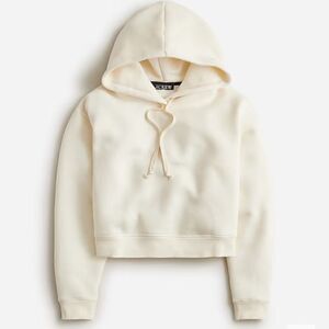 J.Crew Heritage fleece cropped hoodie